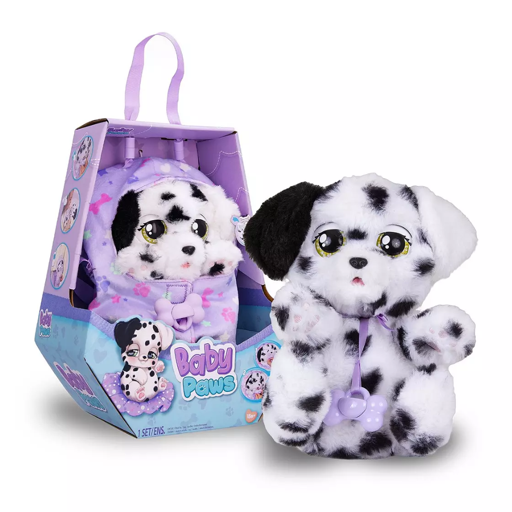 Baby Paws Dalmatian Interactive Plush