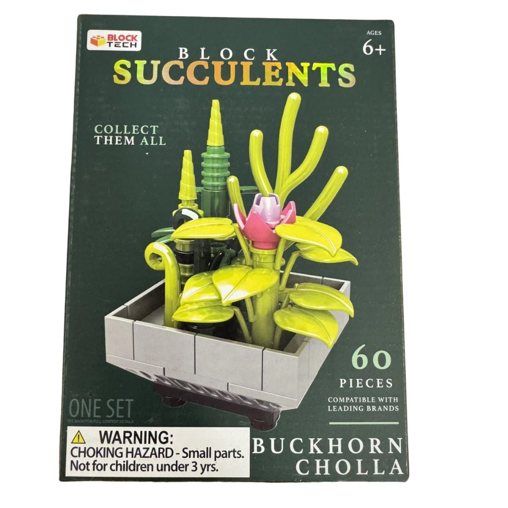 block tech succulents Block Succulents - Cactus