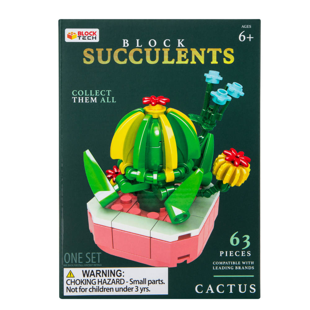 Block Succulents - Cactus - Block Tech Blocks in Bloom