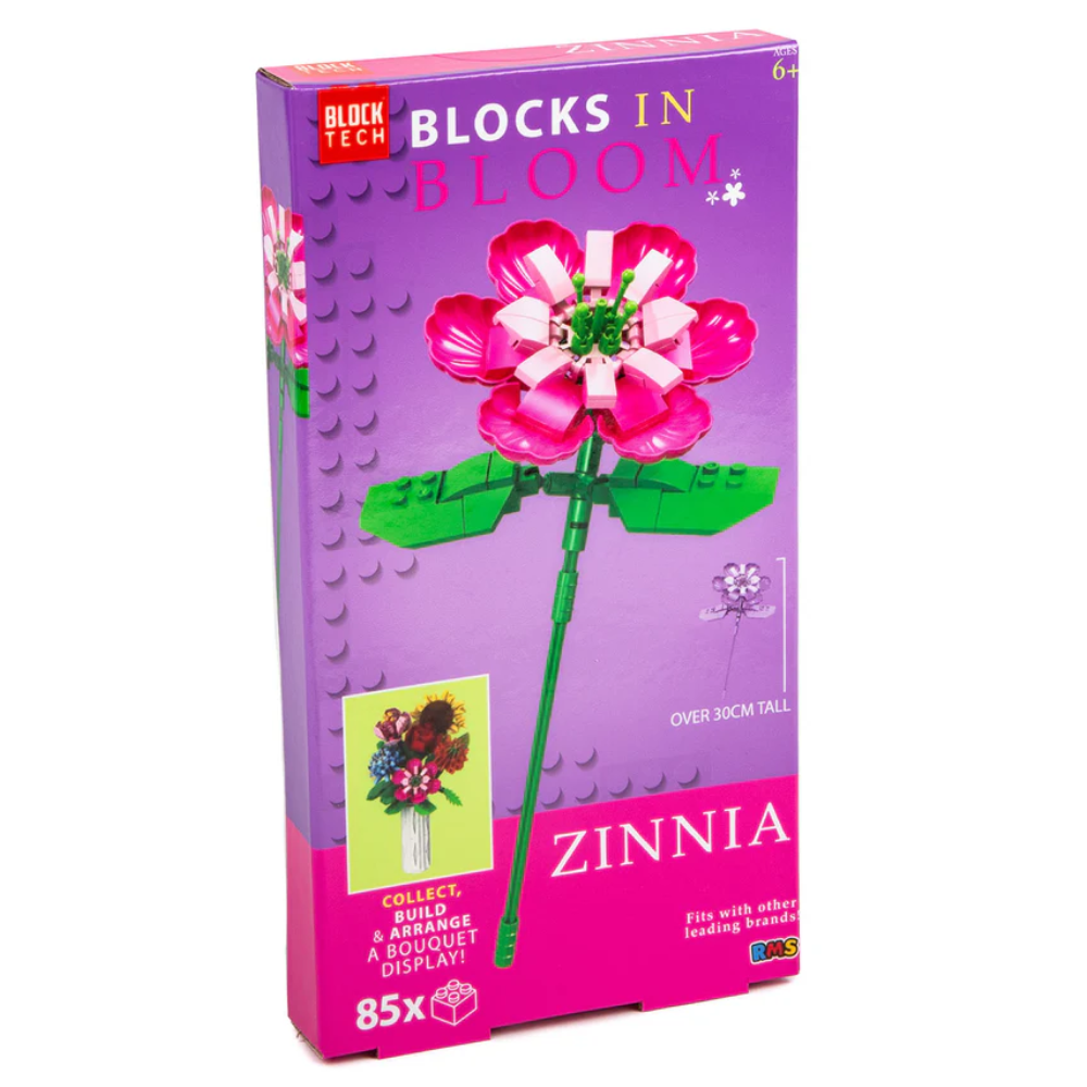 Blocks In Bloom Zinnia Build Set