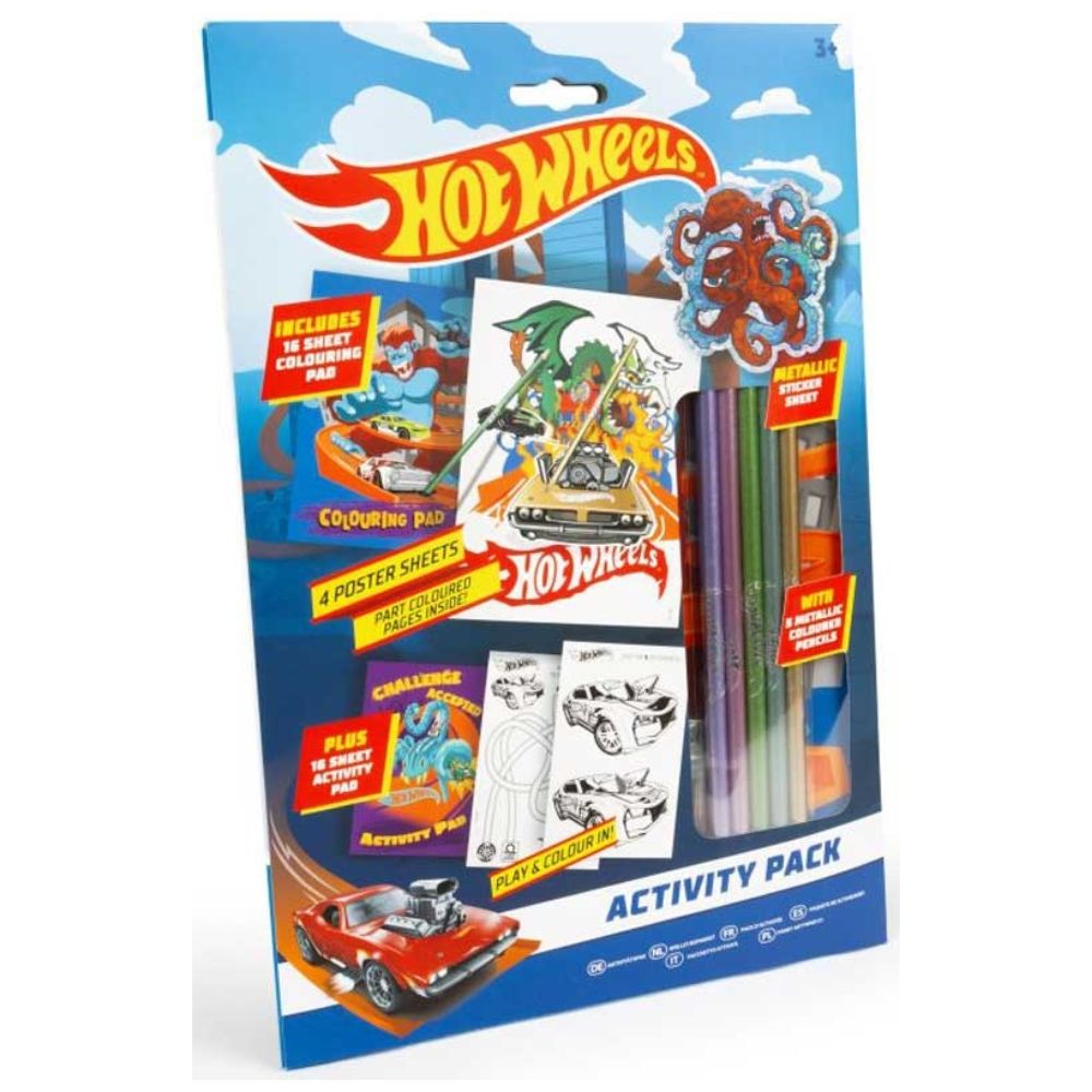 Hot Wheels Coloring Activity Pack – Toys4you
