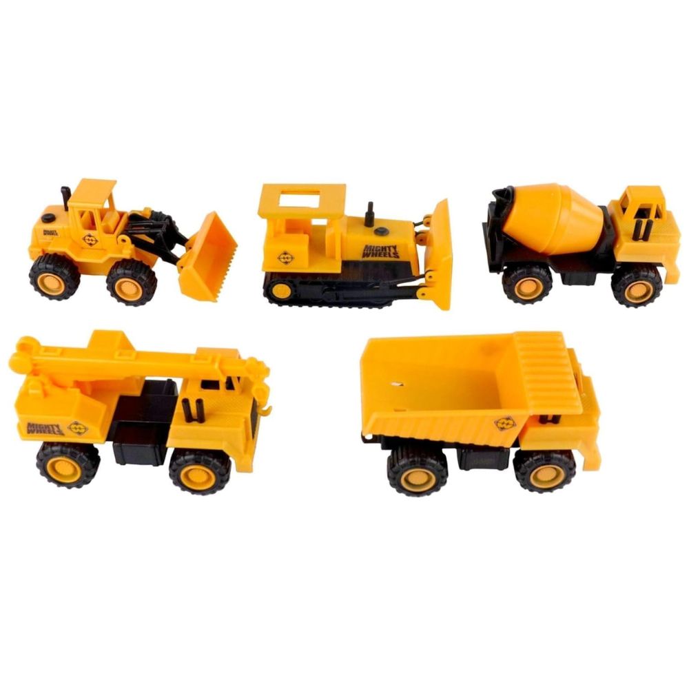 Mighty Wheels Pc Steel Construction Truck Toys Set – Toys4you