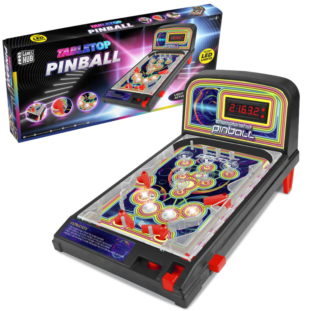 Pinball Game LED Sound Tabletop Sports Toy