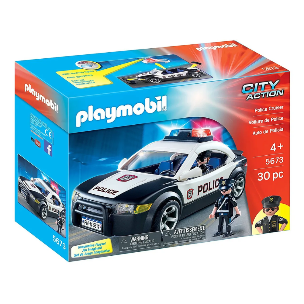 Playmobil 5673 City Action Police Cruiser Car