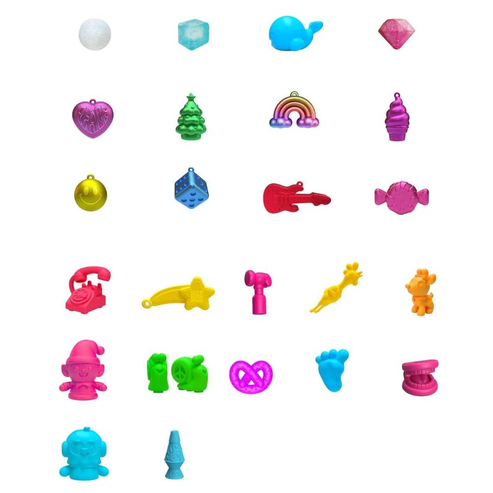 Schylling NeeDoh Squishmas Advent Calendar 24 Mini Squeeze
