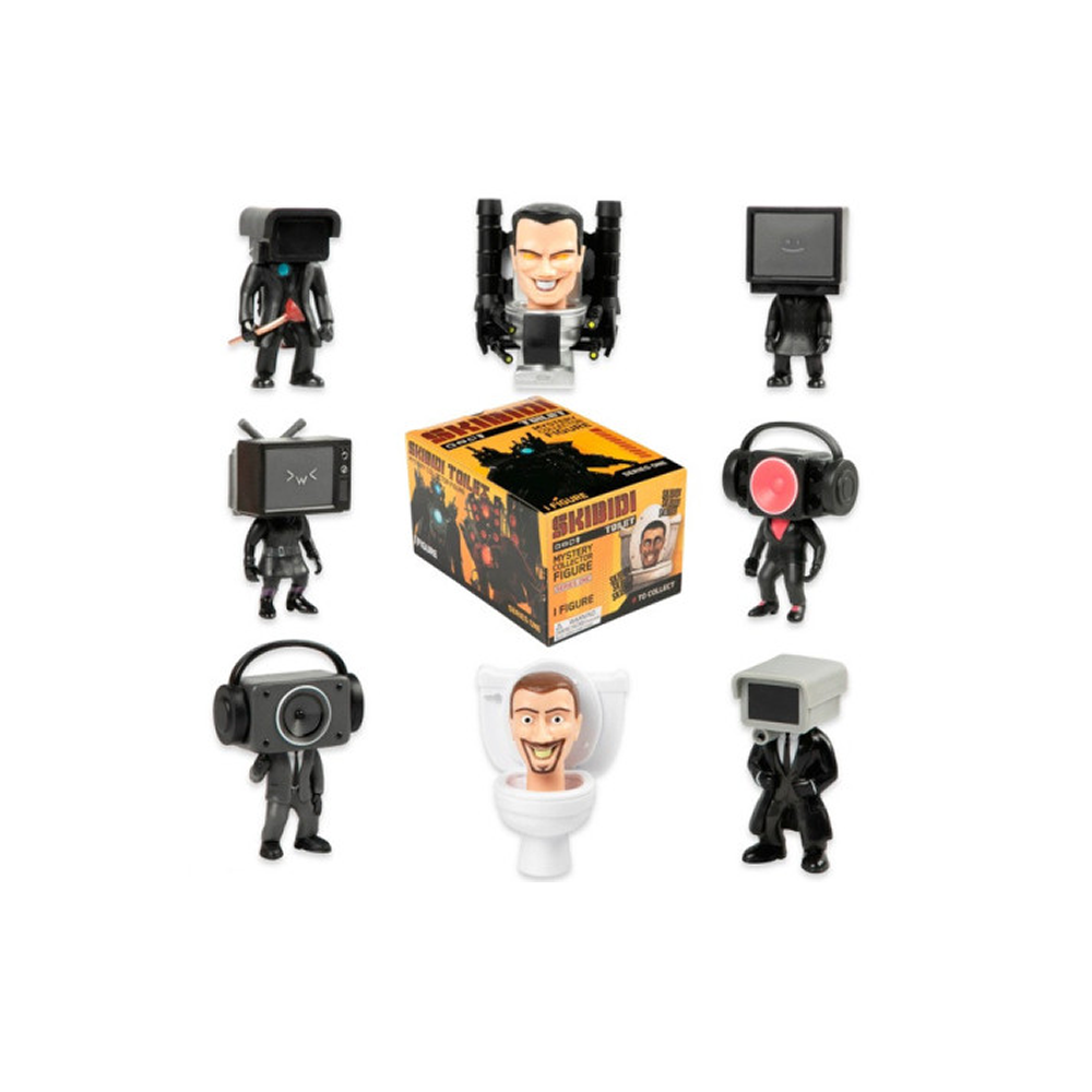 SKIBIDI TOILET Figura Misteriosa In Scatola - Minifigure Da Collezione 6,3 Cm - Personaggi Della Serie YouTube (Serie 1)