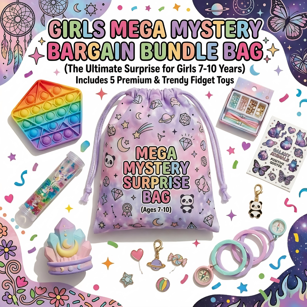 Girls Mega Mystery Bargain Bundle Bag (7-10 Years)