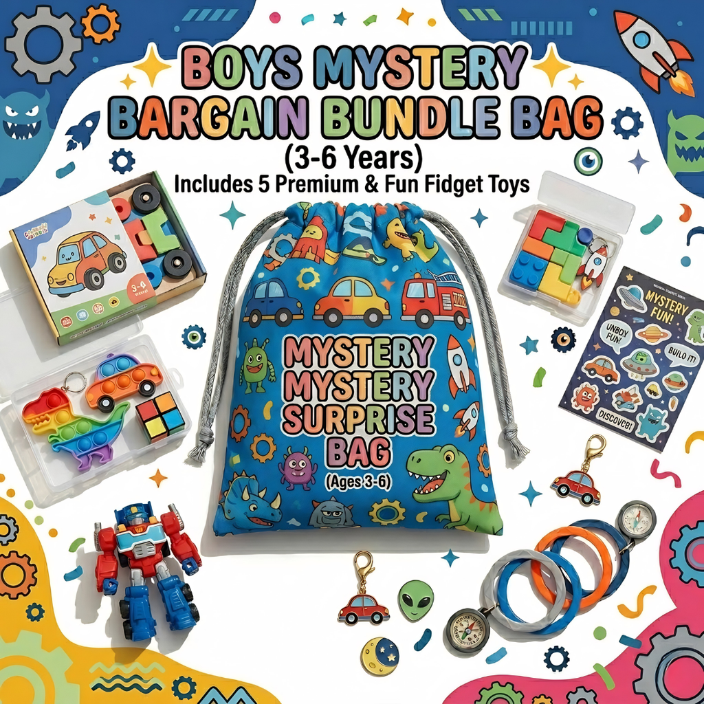 Boys Mega Mystery Bargain Bundle Bag (3-6 Years)