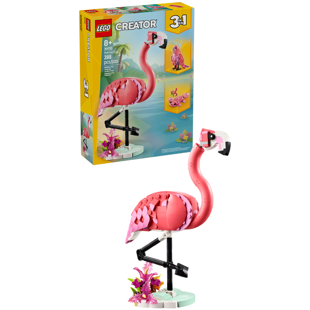 LEGO Creator 3in1 Wild Animals: Pink Flamingo 31170