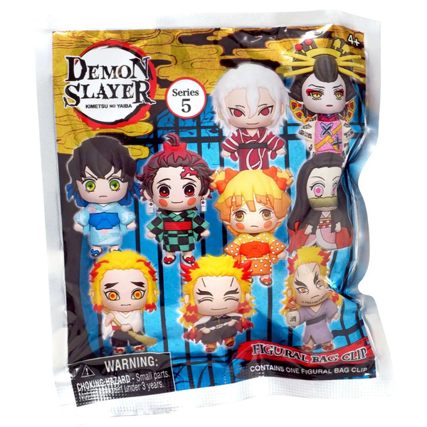 3D Figural Keyring Demon Slayer Series 5 Mystery Pack (1 RANDOM Figure)