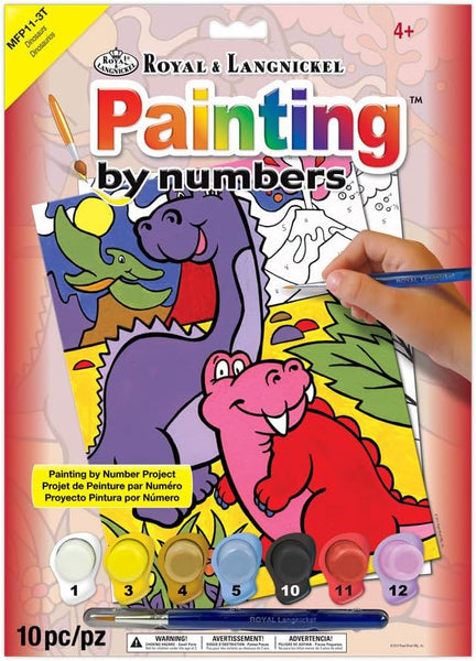 Painting By Numbers - Dinosaurs