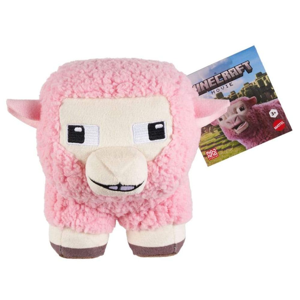 A Minecraft Movie Plush Figure Pink Sheep 20 cm
