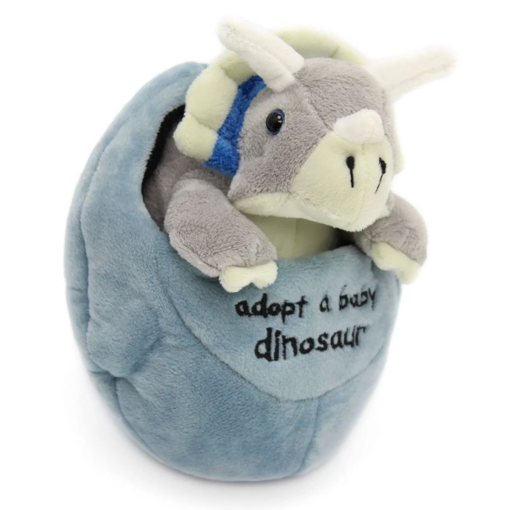 Plush Baby Dinosaur in Egg Assorted
