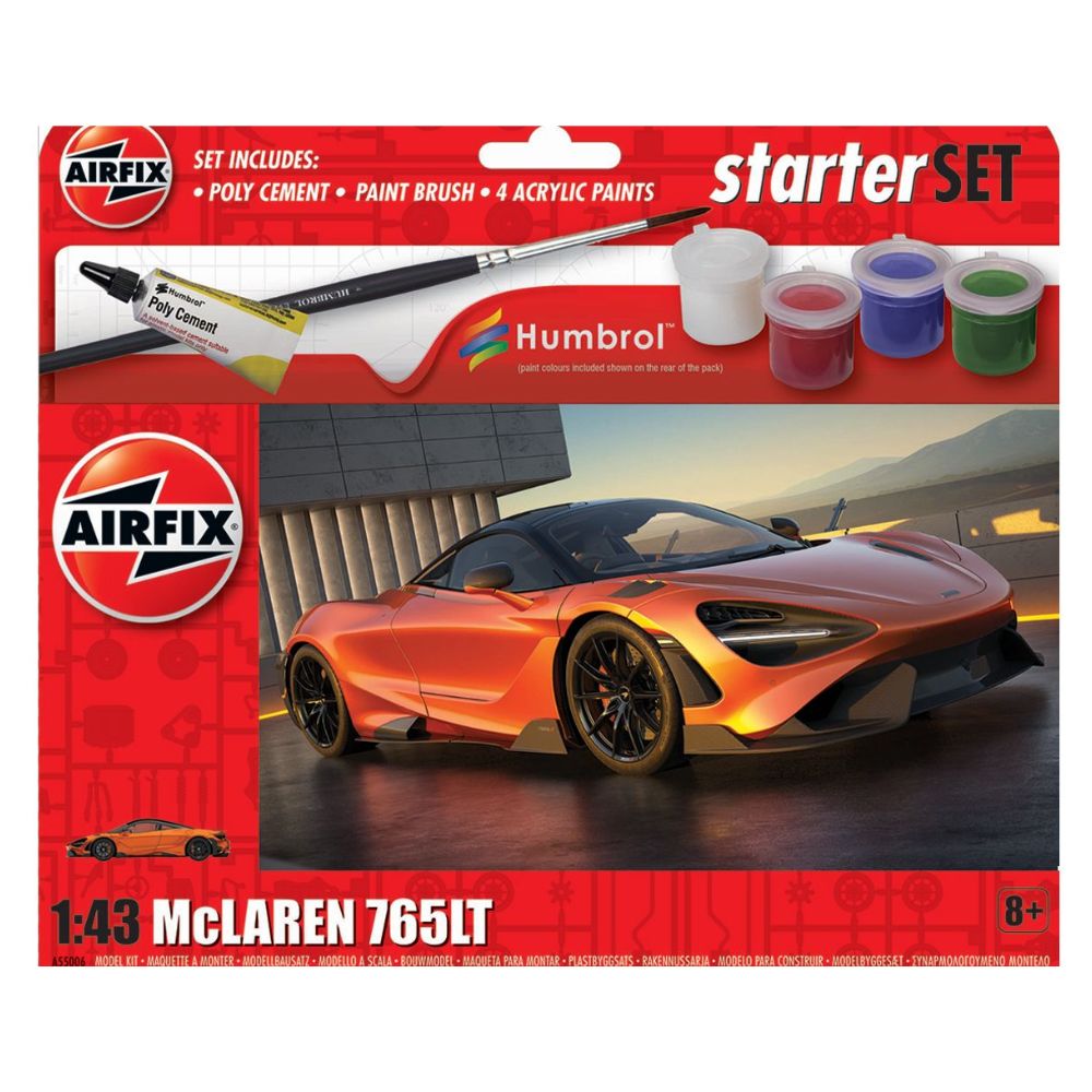 Airfix Starter Set  McLaren 765LT