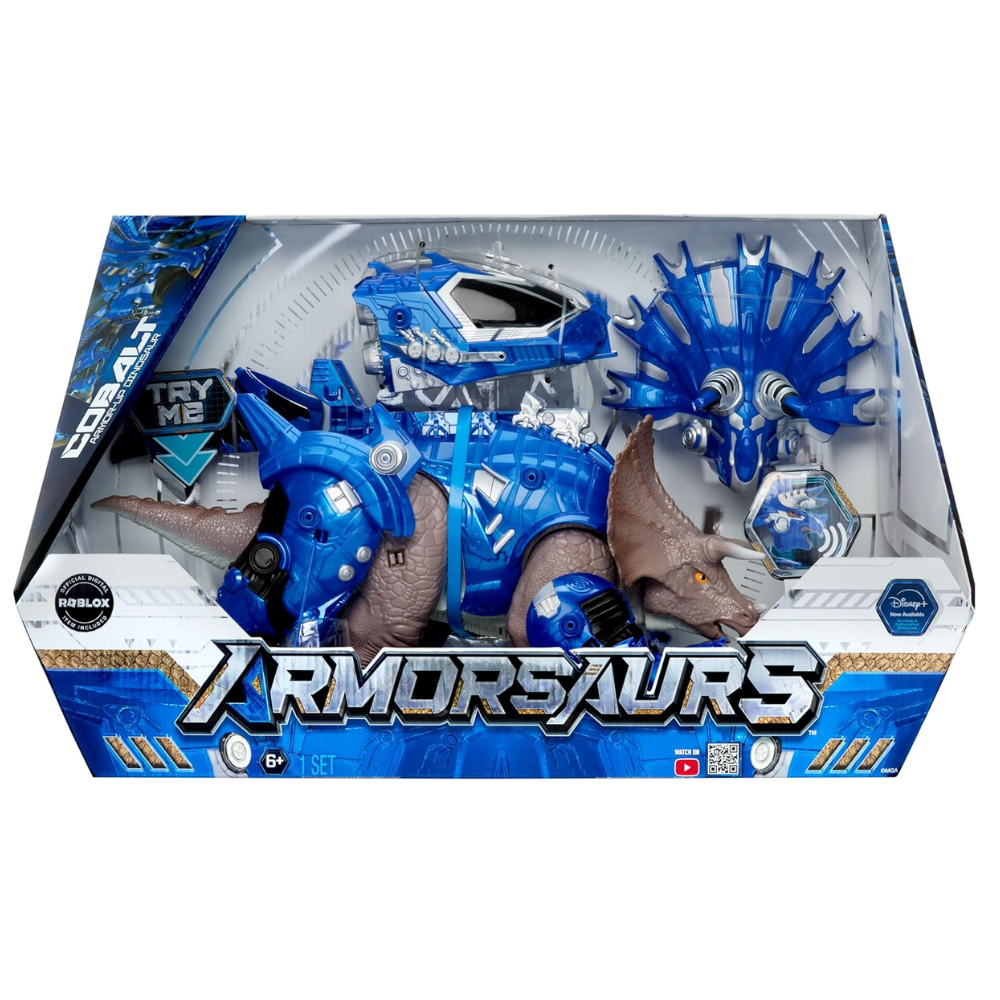 Armorsaurs Armor-Up Triceratops Dinosaur Cobalt Action Figure
