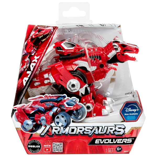 Armorsaurs Evolver Ajax - 2-in-1 Transforming Dinosaur to Vehicle Figure