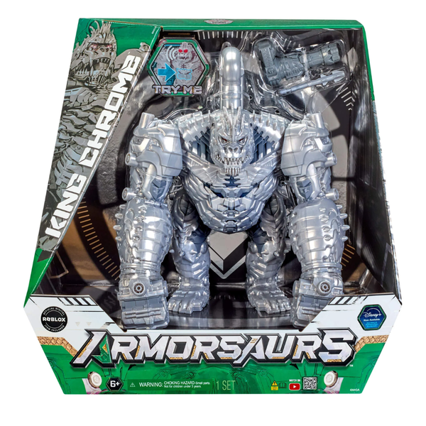 Armorsaurs Feature Villain Figure King Chrome
