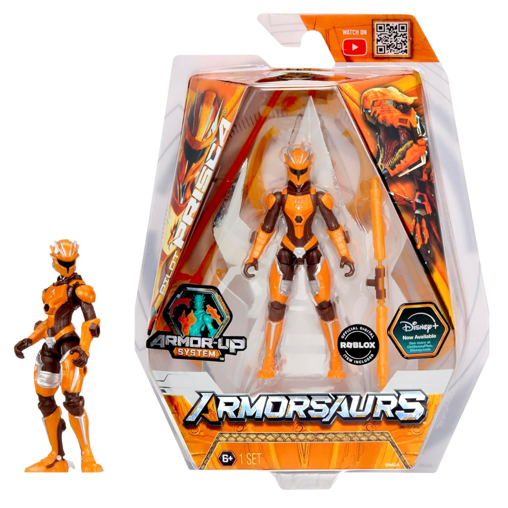 Armorsaurs Raptor Pilot Prisca Silva 3.75 Inches Action Figure