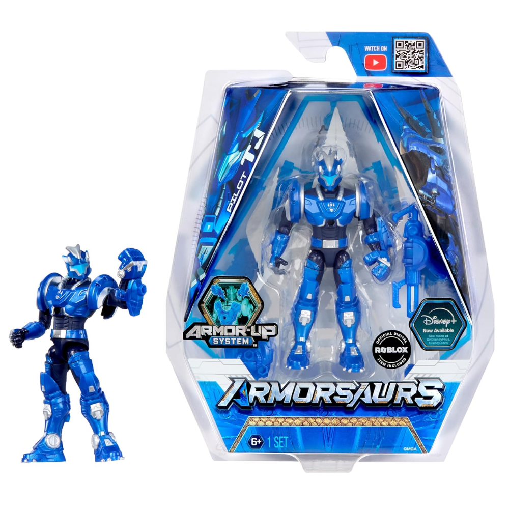 Armorsaurs Triceratops Pilot TJ 3.75 Inches Action Figure