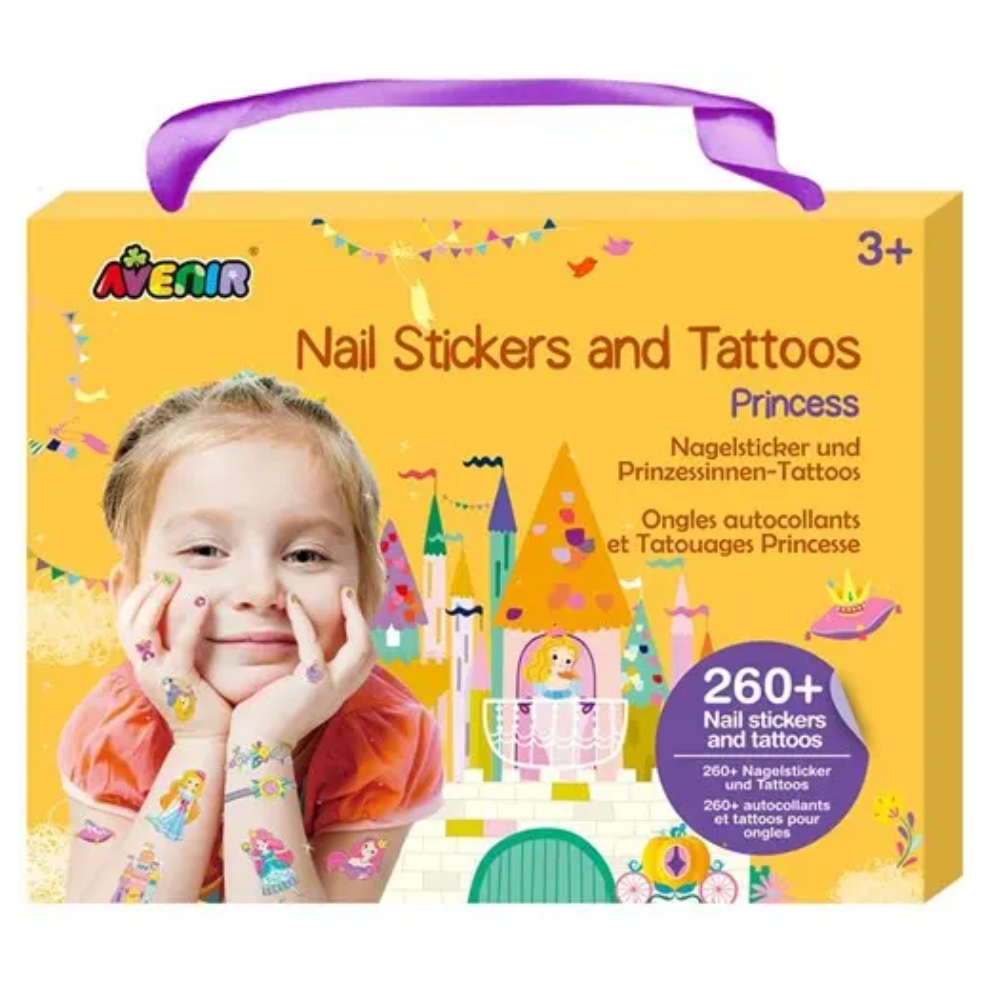 Nail Sticker and Tattoos Princess