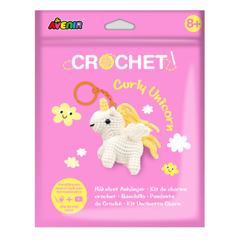 Crochet Curly Unicorn
