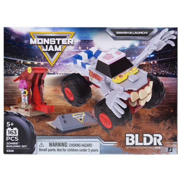 BLDR Monster Jam Building Set - Zombie with Launcher and Ramp