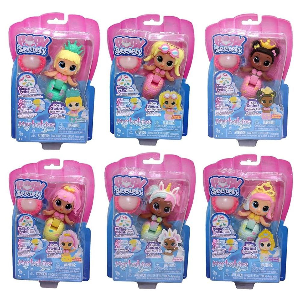 Baby Secrets Merbabies Doll (Styles Vary)