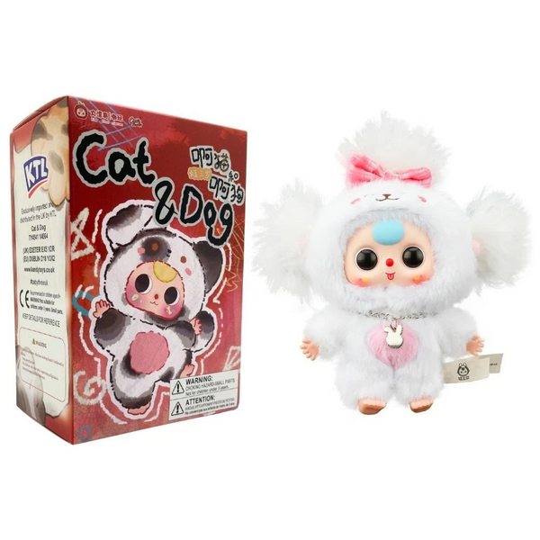 Baby Three Cats and Dogs Mystery Plush