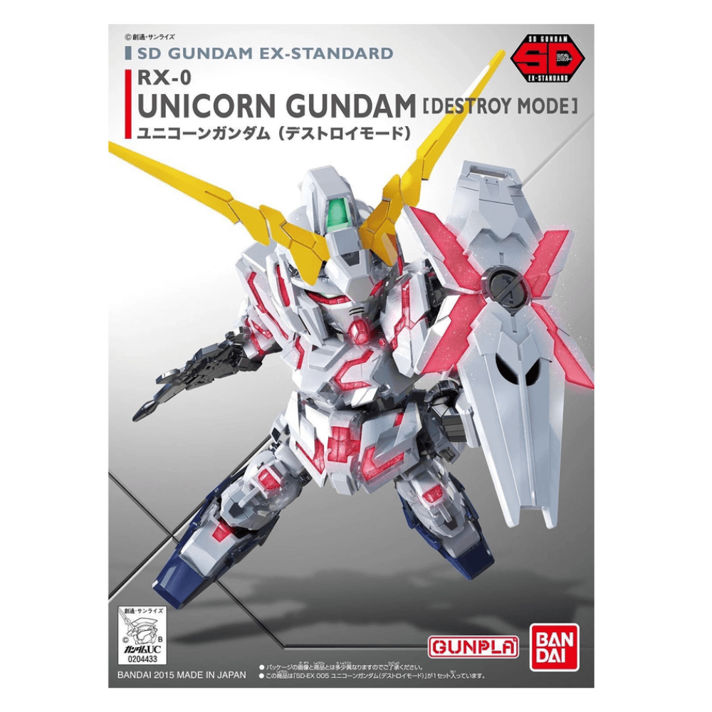 Bandai Gundam Super Deformed (SD) EX-Standard RX-0 Unicorn Gundam