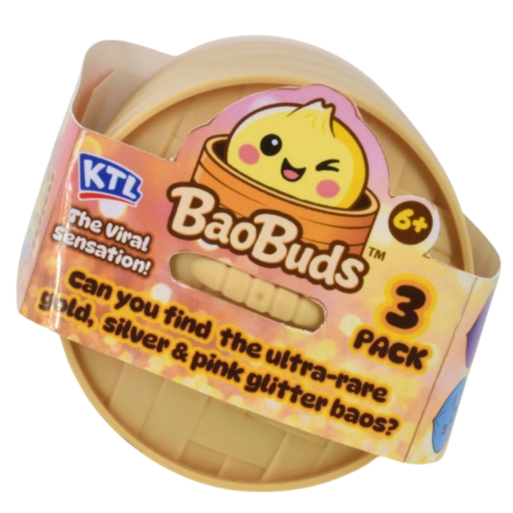 Squishy Mini Stackable Bao Bun Fidget Toys 3 Pack Assortment