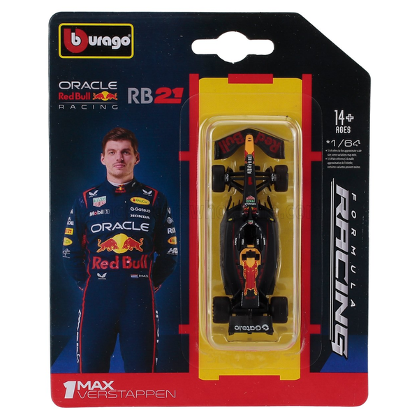 Bburago 2025 Red Bull Racing Formula 1 #1 Max Verstappen 1:64 Scale