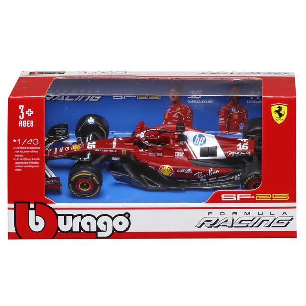 Bburago Ferrari F1 1:43 SF 25 #16 Charles Leclerc