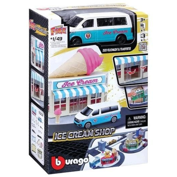 Bburgo 1:43 Street Fire Bburago City Ice Cream Shop