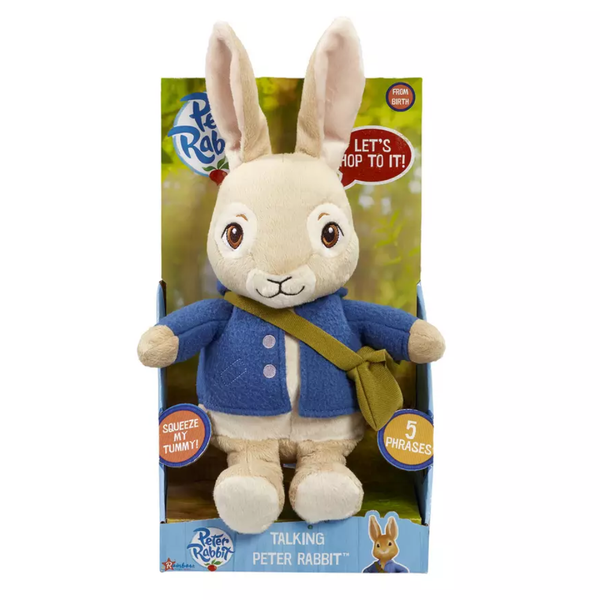 Beatrix Potter Peter Rabbit Talking Peter Soft Toy