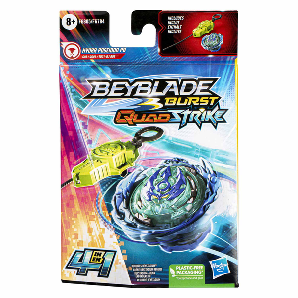 Beyblade Burst QuadStrike Chain Hydra Poseidon P8