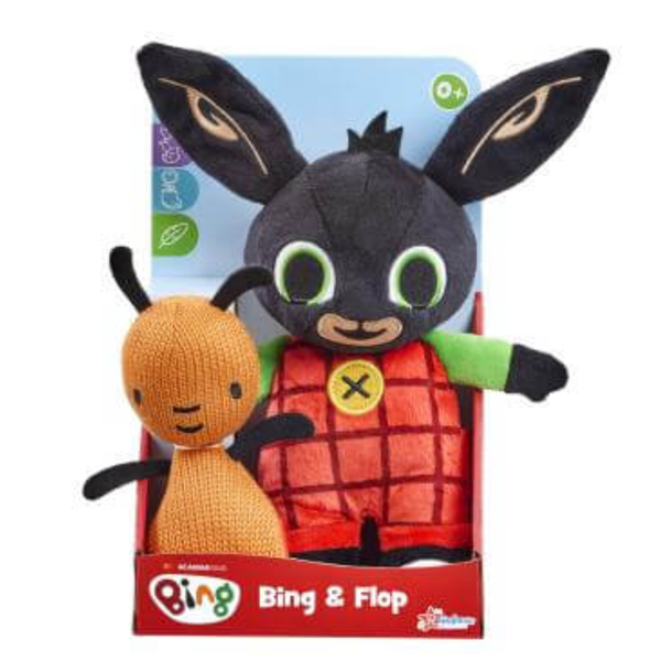 Bing & Flop Twin Pack Soft Toys