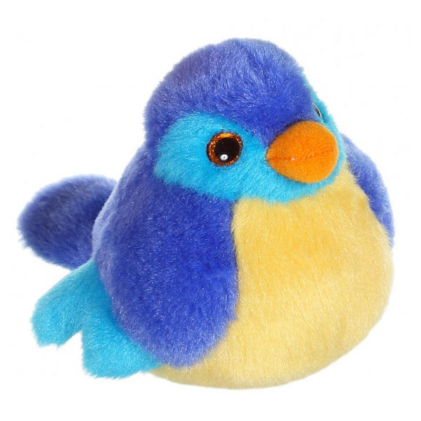 Birdies musical bird 14 cm - Dark Blue