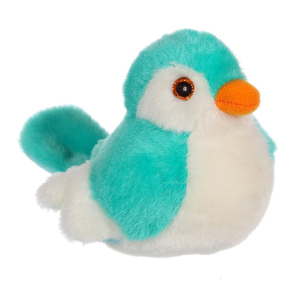 Birdies sound bird 14 cm - Turquoise Blue