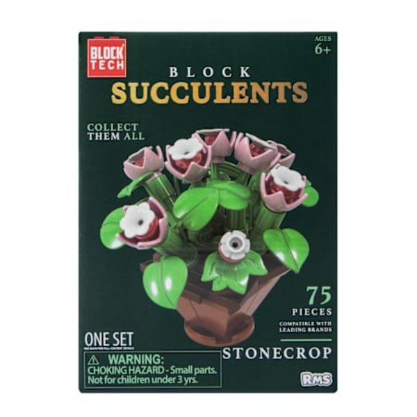 Block Succulents - Stonecrop - Block Tech Blocks in Bloom – Toys4you