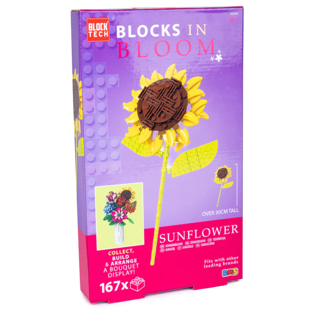 Blocks In Bloom Build Kit Sunflower