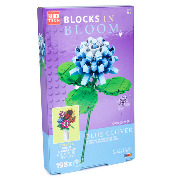 Blocks in Bloom Blue Clover Build Set