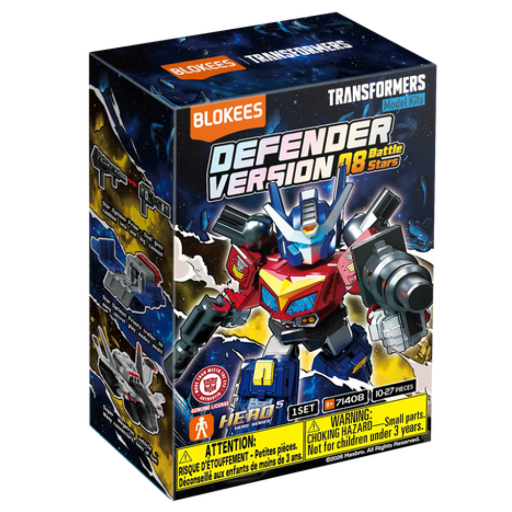Blokees Transformers Defender Version 08 Battle Stars Model Kits Figure Blind Box 71408
