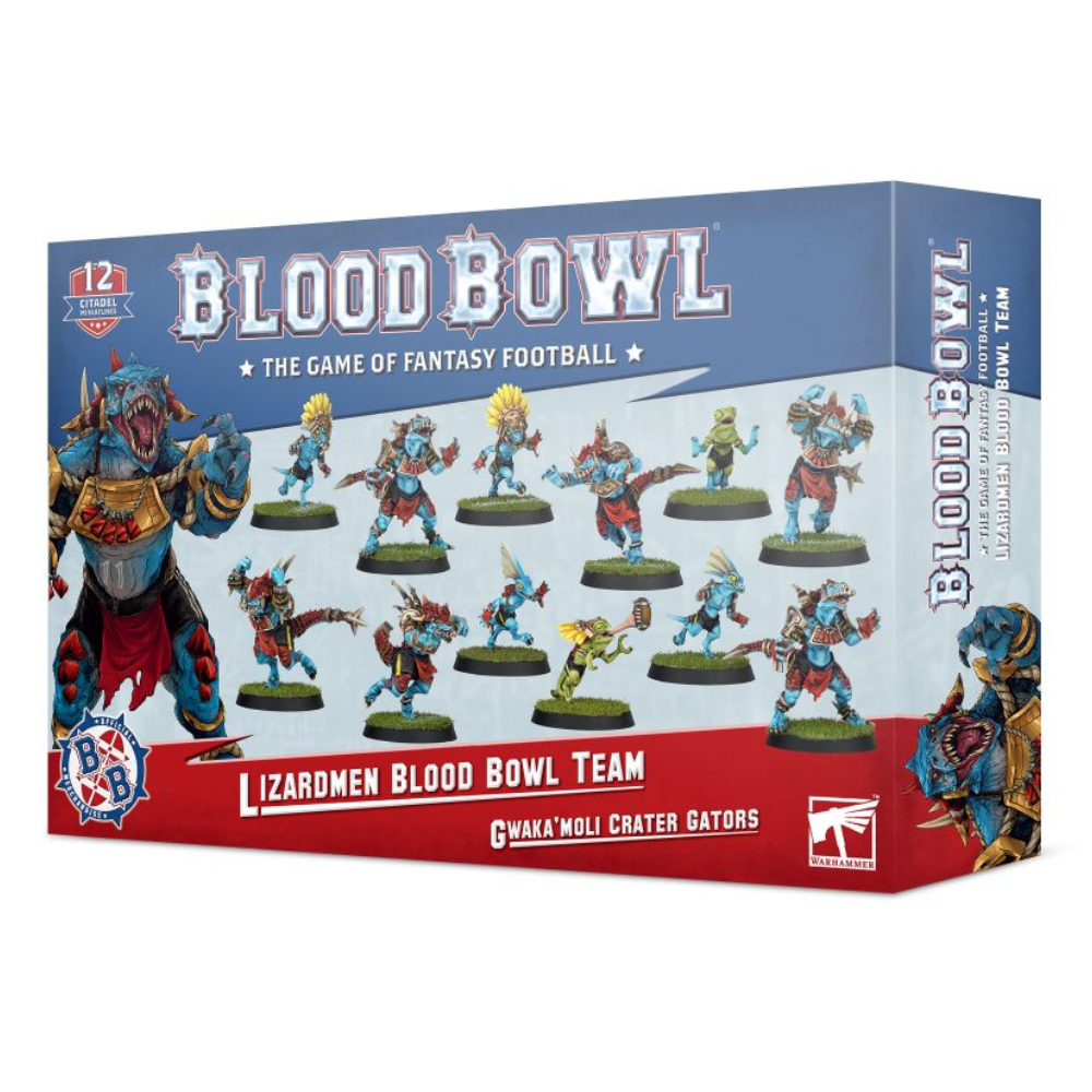 Blood Bowl: Gwaka'Moli Crater Gators Lizardmen Team
