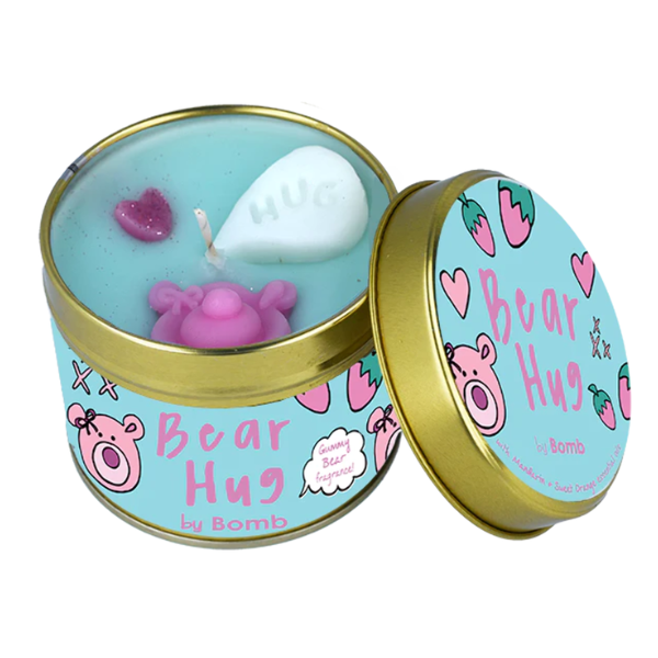 Bomb Cosmetics Bear Hug Tin Candle
