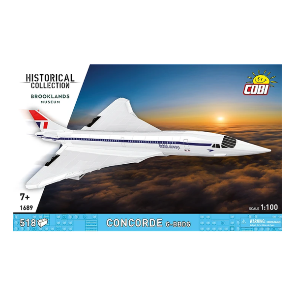 COBI Building blocks airplane concorde g bbdg 518 pieces