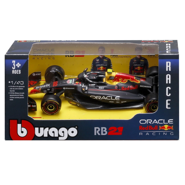 Burago 1/43 Red Bull Racing RB21 F1 2025 #1 Max Verstappen Diecast Model