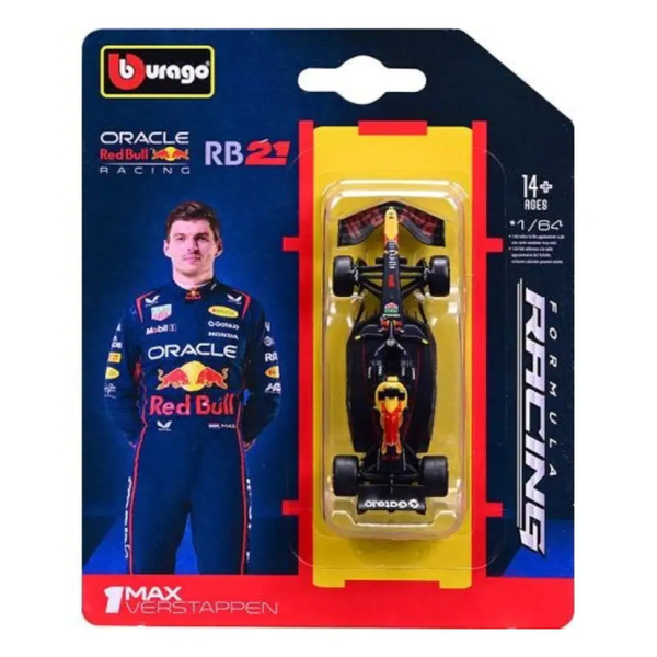 Bburago 2025 Red Bull Racing Formula 1 #1 Max Verstappen 1:64 Scale