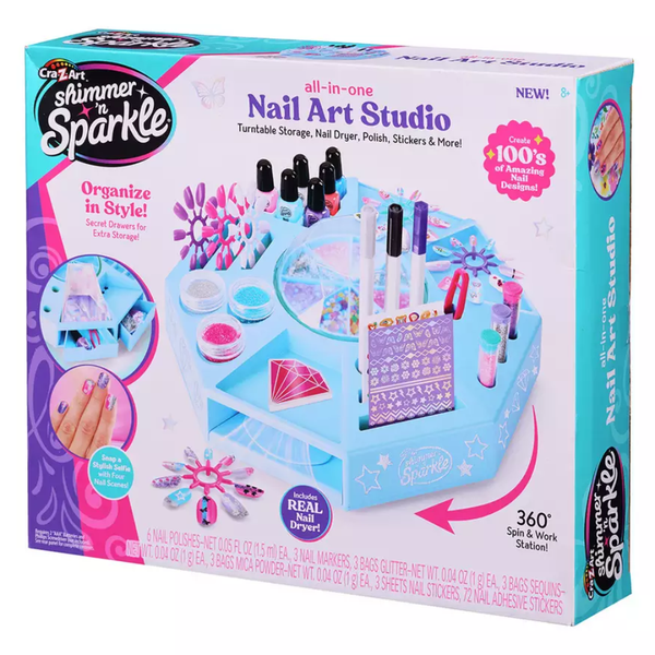 CRA-Z-ART Shimmer N Sparkle All In One Nail Art Studio