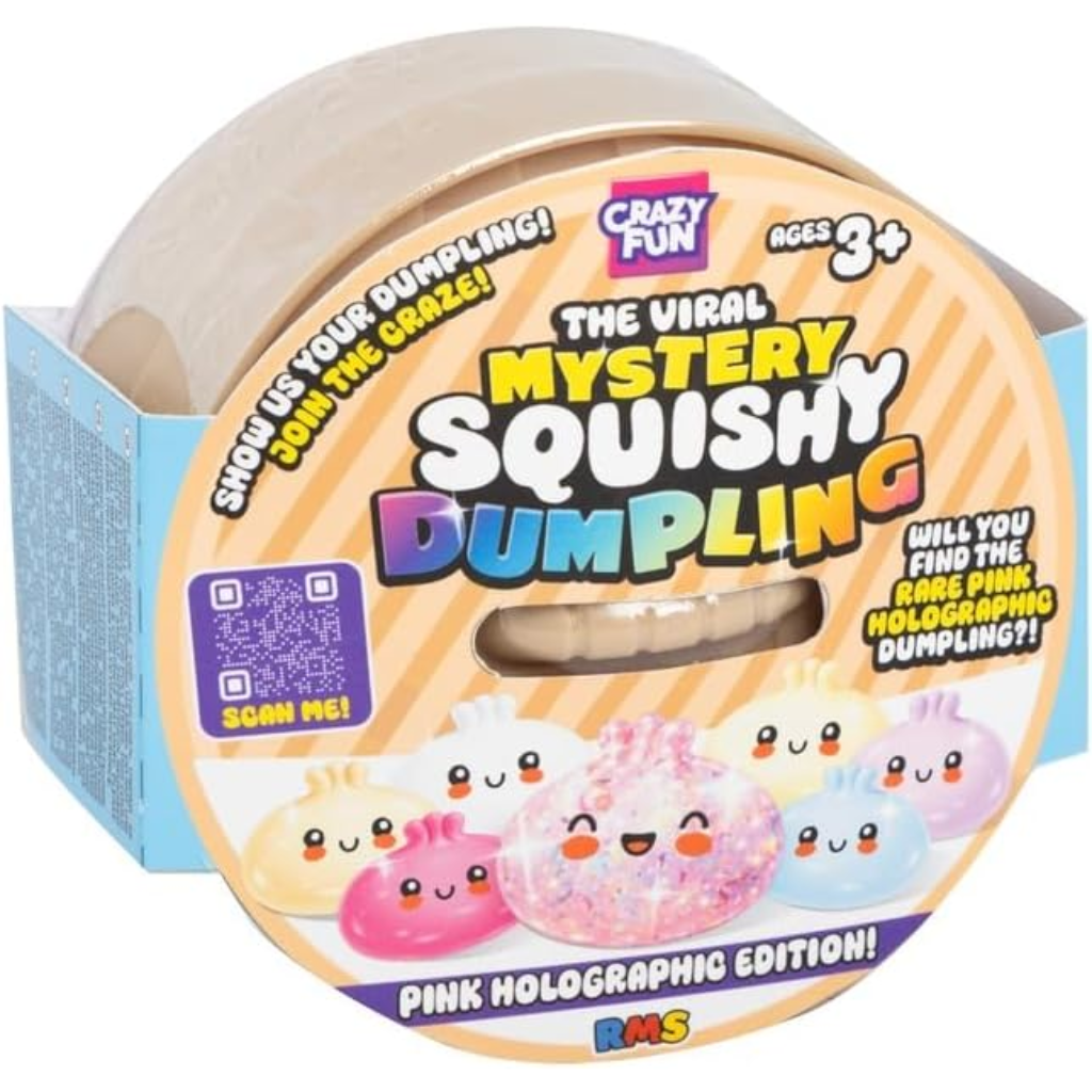 Official Viral RMS Crazy Fun Pink Holographic Dumpling 8.5CM
