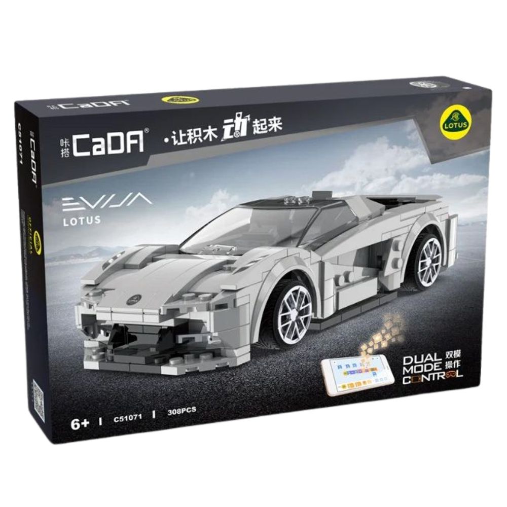 CaDa 1:18 Lotus Evija Racing Car 308 Pieces